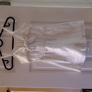 Girls Justice white romper